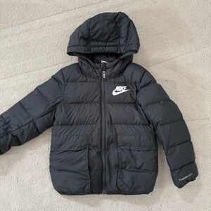 Nike Kids Black Puffer Coat XS